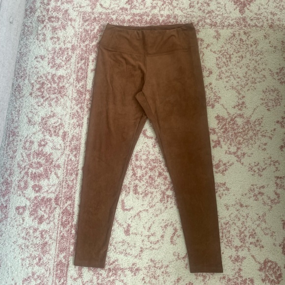 Bagatelle Collection Faux Suede Leggings - Picture 3 of 6
